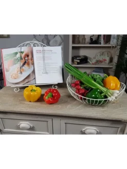 Schale antikweiss - paar 38cm in antikweiss