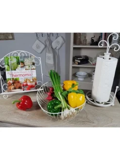 Schale antikweiss - paar 38cm in antikweiss