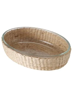 Schale "Forno" in Hellbraun - (L)31 x (B)22 cm