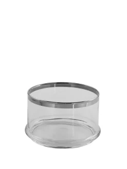 Schale Platinum klar - (H) 12 cm