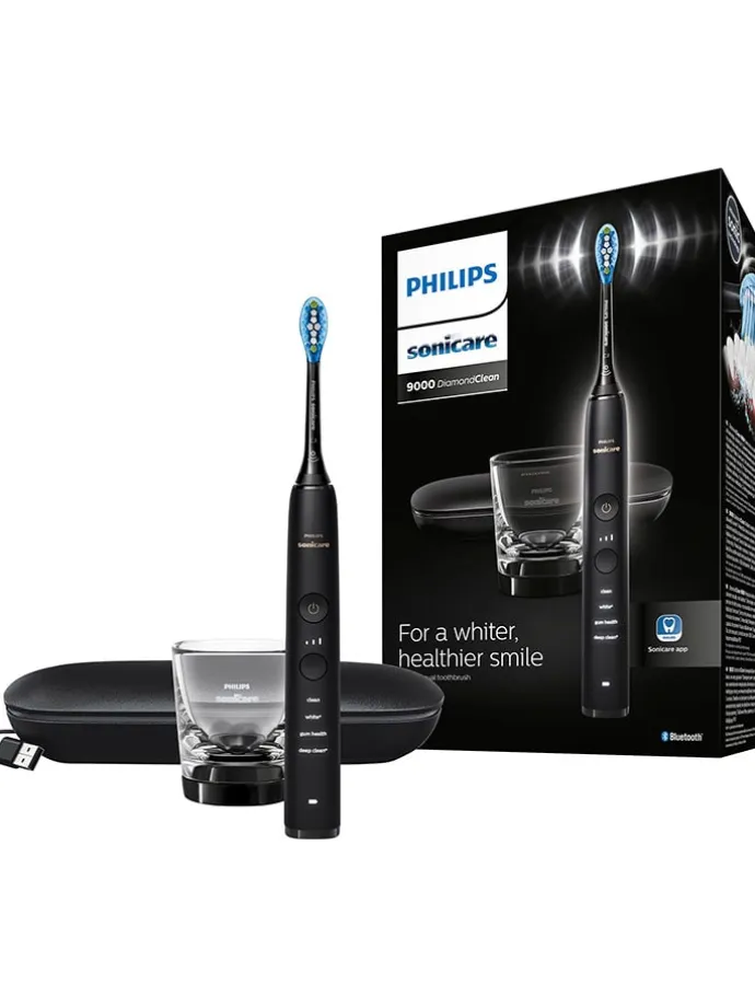 Schallzahnbürste "DiamondClean 9000" in Schwarz