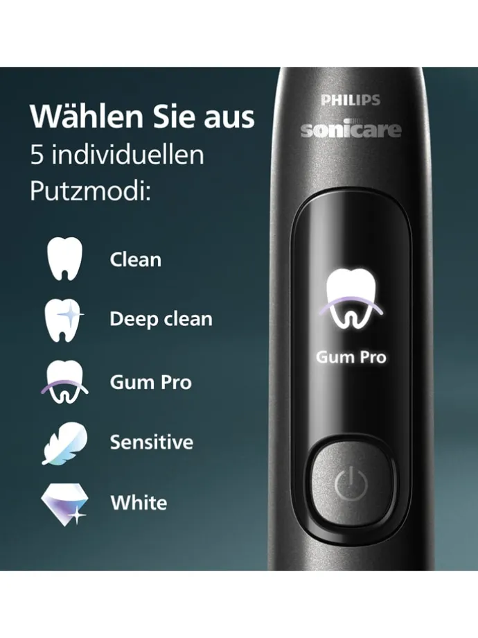 Schallzahnbürste "Serie 4100" in Schwarz