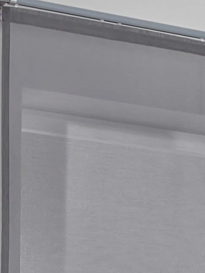 Schiebevorhang in Grau