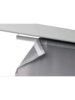 Schiebevorhang in Grau