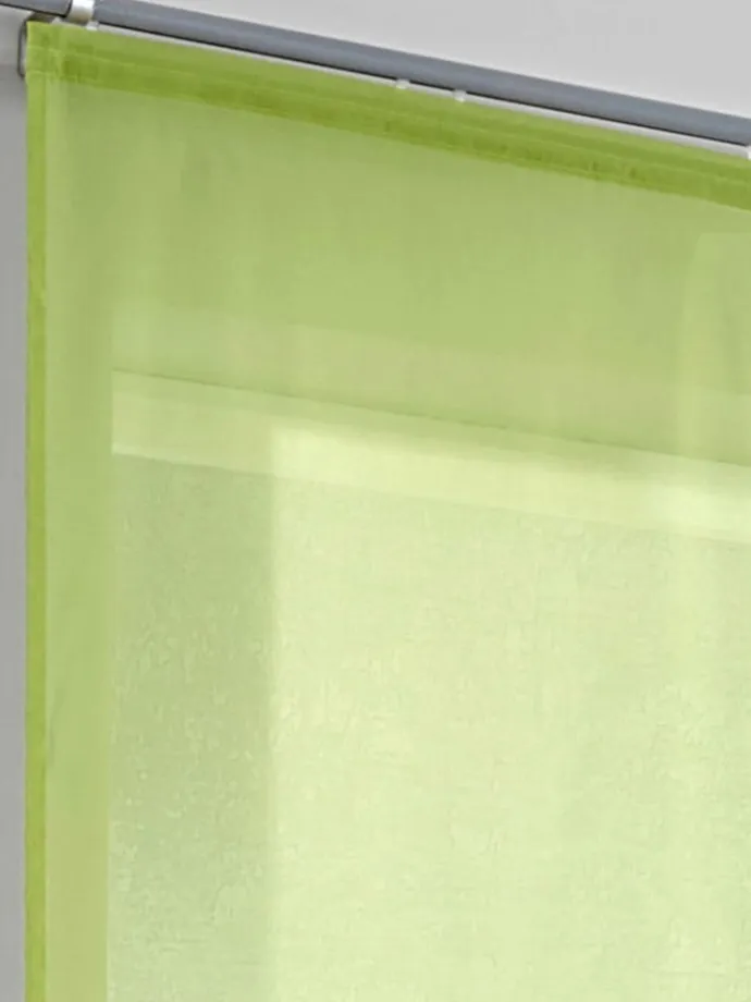 Schiebevorhang in Grün