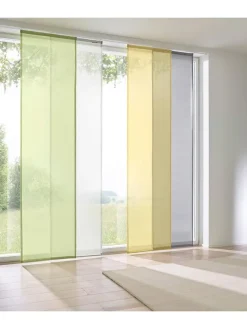 Schiebevorhang in Grün