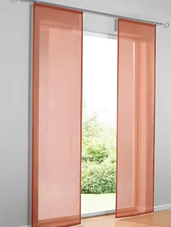 Schiebevorhang in Orange