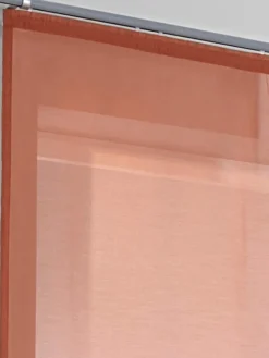 Schiebevorhang in Orange