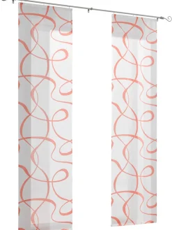 Schiebevorhang in Weiß