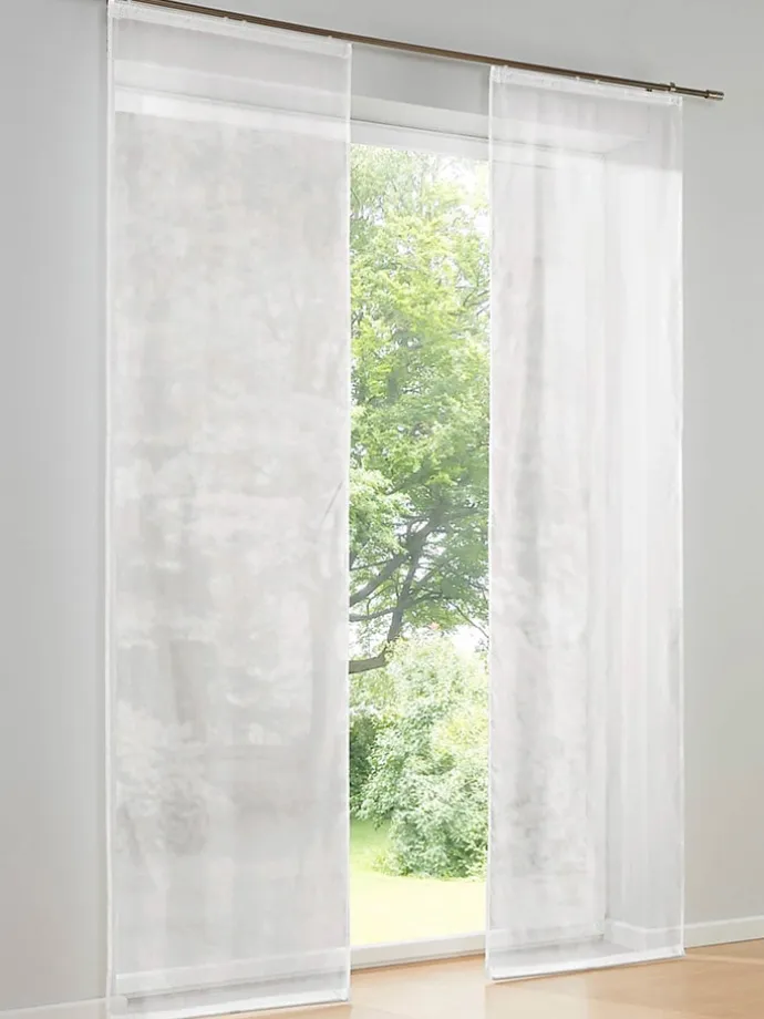Schiebevorhang in Weiß