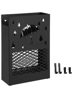 Schirmständer in Schwatz - (B)28 x (H)41 x (T)12 cm