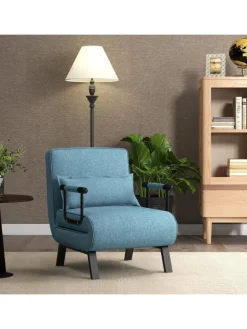 Schlafsessel Klappbar in Türkis