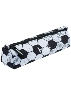 Schlamperetui "Goal" in Schwarz/ Weiß