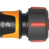 Schlauchkupplung "CF QuHoseConnSTOP" in Schwarz/ Orange/ Rot