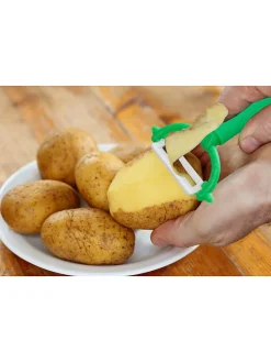 Schäler in Grün - (L)13 cm