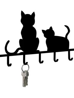 Schlüsselboard in Schwarz - (B)20 x (H)15 cm