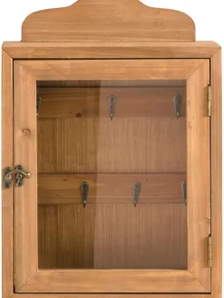 Schlüsselkasten in Hellbraun - (B)28 x (H)40 x (T)9,5 cm