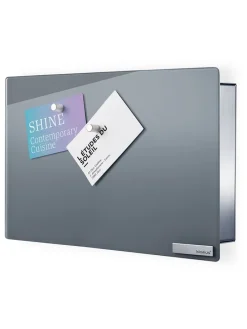 Schlüsselkasten "Velio" in Grau - (B)30 x (H)20 cm