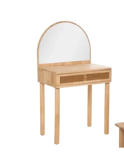 Schminktisch für Kinder in braun
