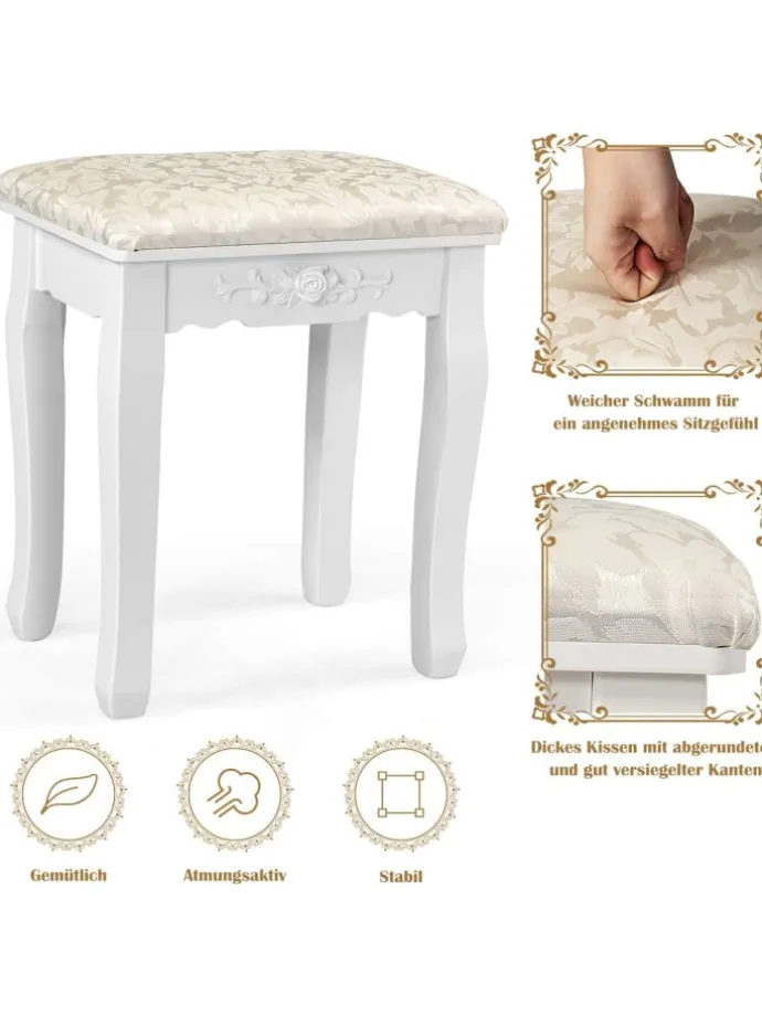 Schminktische in Weiß