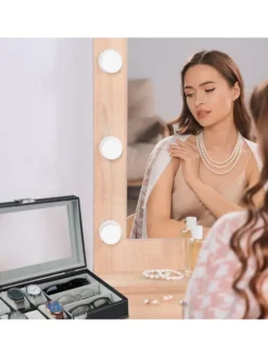 Schmuckaufbewahrung in Schwarz - (B)33 x (H)9 x (T)20,5 cm