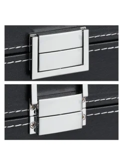 Schmuckaufbewahrung in Schwarz - (B)33 x (H)9 x (T)20,5 cm