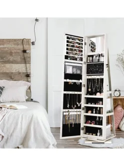 Schmuckaufbewahrung in Weiß