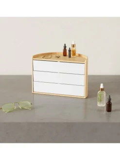 Schmuckaufbewahrung Moona 27 x 15 x 18cm in weiß