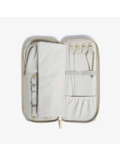 Schmucketui in Creme - (B)24,5 x (H)10,5 x (T)3 cm