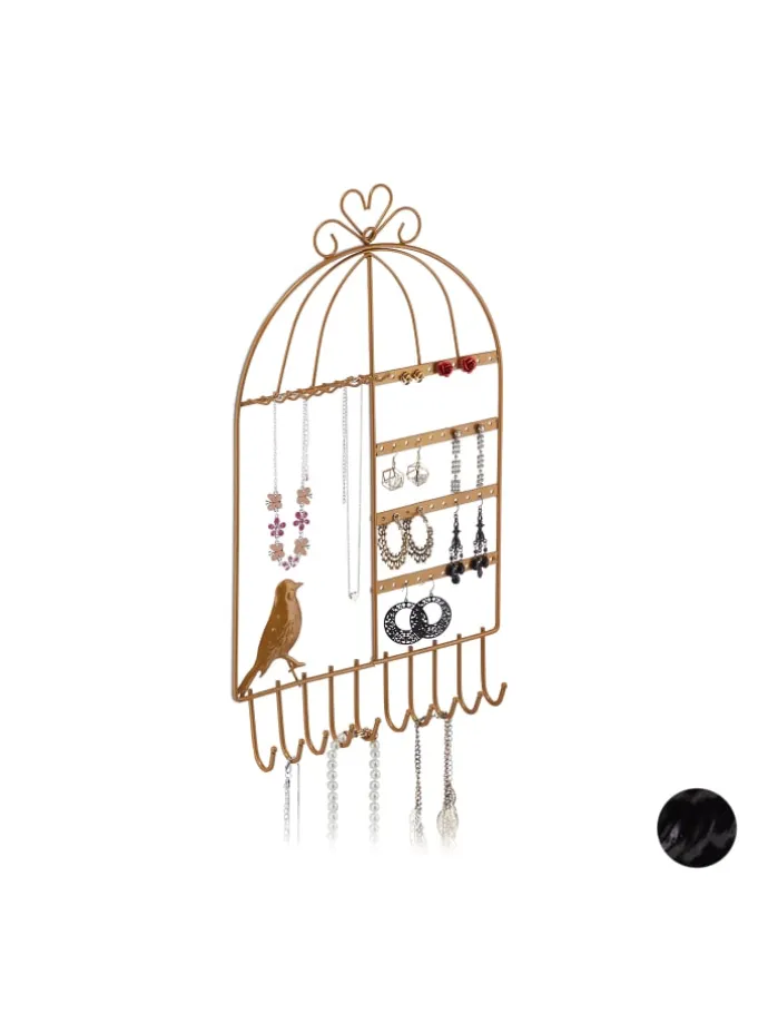 Schmuckhalter in Gold - (B)25,5x (H)44,5 x (T)4,5 cm