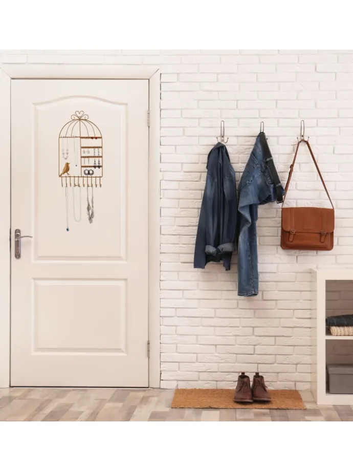 Schmuckhalter in Gold - (B)25,5x (H)44,5 x (T)4,5 cm