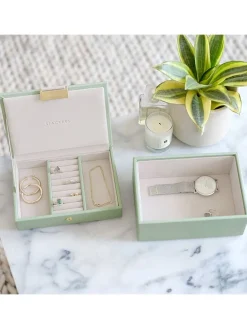 Schmuckkasten in Mint - (B)18 x (H)12,5 x (T)11,5 cm