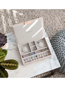 Schmuckkasten in Rosa - (B)25 x (H)18 x (T)4,2 cm