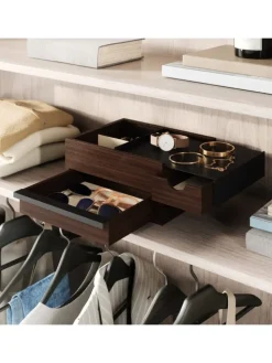 Schmuckkasten Stowit schwarz 26 x 22 x 12cm in schwarz