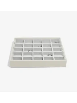 Schmuckkiste in Creme - (B)25 x (H)18 x (T)3,7 cm