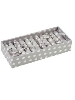 Schmuckkiste in Grau - (B)16 x (H)7 x (T)3 cm