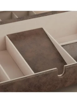 Schmuckkästchen in Braun - (B)34 x (H)13 x (T)31 cm