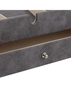 Schmuckkästchen in Grau - (B)34 x (H)13 x (T)31 cm