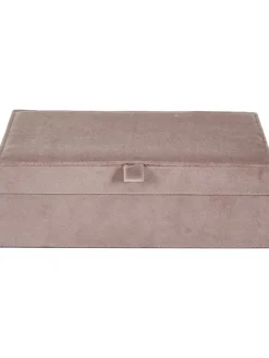 Schmuckkästchen in Rosa - (B)25 x (H)8 x (T)16 cm