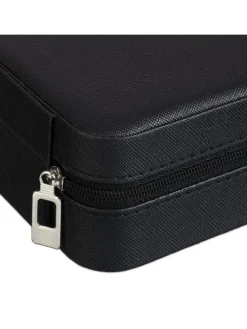 Schmuckkästchen in Schwarz - (B)10 x (H)5 x (T)10 cm