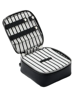 Schmuckkästchen in Schwarz - (B)11 x (H)11 x (T)5 cm