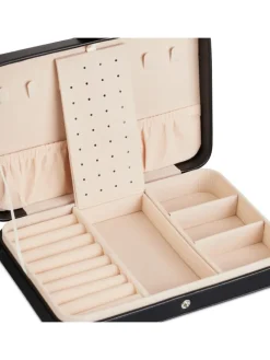 Schmuckkästchen in Schwarz - (B)21 x (H)4,5 x (T)14,5 cm