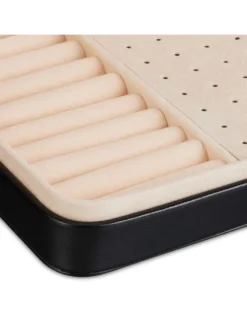 Schmuckkästchen in Schwarz - (B)21 x (H)4,5 x (T)14,5 cm