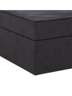 Schmuckkästchen in Schwarz- (B)29 x (H)10 x (T)20 cm