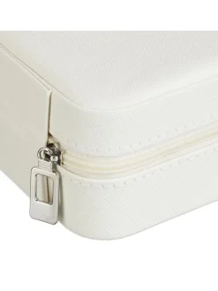 Schmuckkästchen in Weiß - (B)10 x (H)5 x (T)10 cm