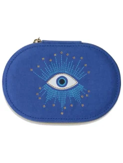 Schmuckkästchen "Starry Eyed" in Blau - (L)14,5 x (B)10 cm
