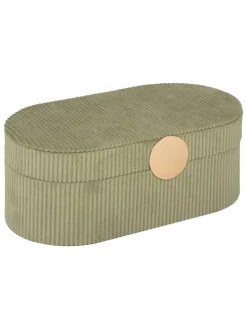 Schmuckschatulle in olivgrün