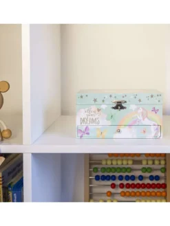 Schmuckschatulle mit Spieluhr Musikschmuckdose Schmuckkästchen in Einhorn