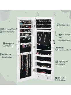 Schmuckschrank in Weiß