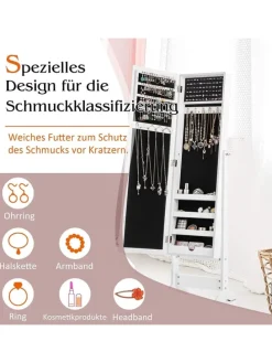 Schmuckschrank in Weiß